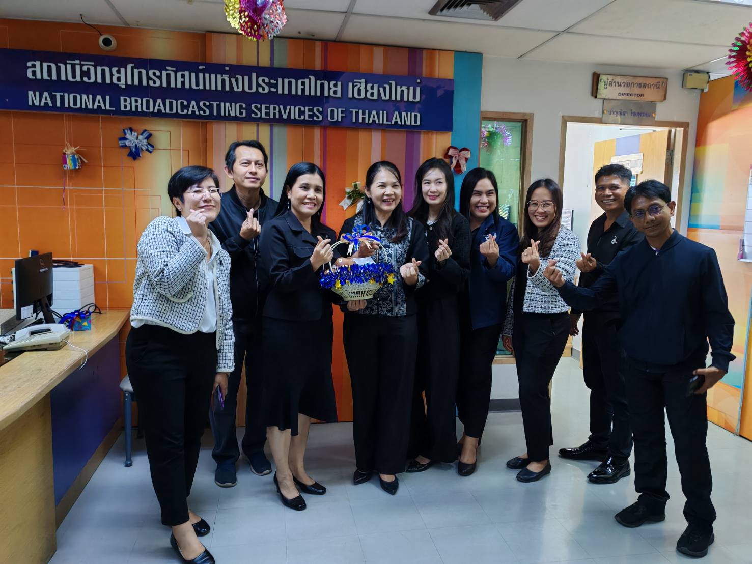 ส่วนยุทธศาสตร์การประชาสัมพันธ์เชิงพื้นที่ (สยพ.) ส่งกระเช้ามอบของขวัญเนื่องในโอกาสเทศกาลสวัสดีปีใหม่ แด่สถานีโทรทัศน์ NBT เชียงใหม่